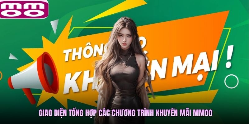 Giao diện tổng hợp các chương trình khuyến mãi MMOO